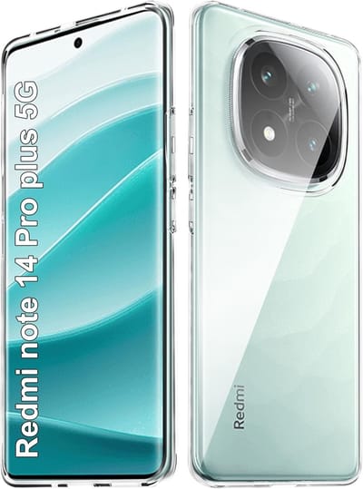 Hoesje geschikt voor Xiaomi Redmi Note 14 Pro+ Plus 5G hoesje Transparent Siliconen cover backcover