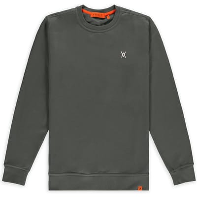Aspact Zavi Crewneck Grey Größe: S | Pullover Outlet | Unisex | Grau