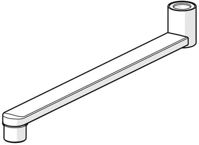 HANSA Uitloop HANSA L=300 Sprong 300 mm Chroom, 59914660