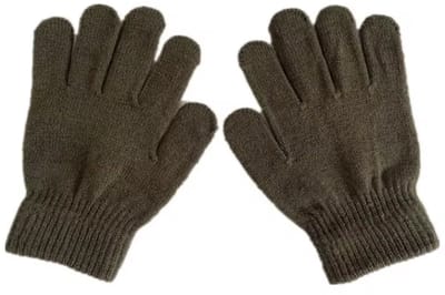 CHPN - Bruine handschoenen - Warme Handschoenen - Warme handen - One size - Bruin - Poly-acryl - Unisex - Elastisch