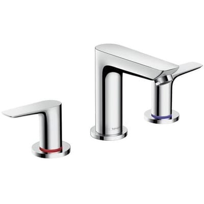 Hansgrohe Talis E - Wastafelkraan met waste, 3-gats installatie, chroom 71733000