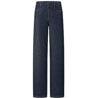 Wide Fit-jeans Van Peter Hahn denim