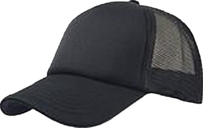 Atlantis Rapper 5 Panel Trucker Cap (Zwart/Zwart)