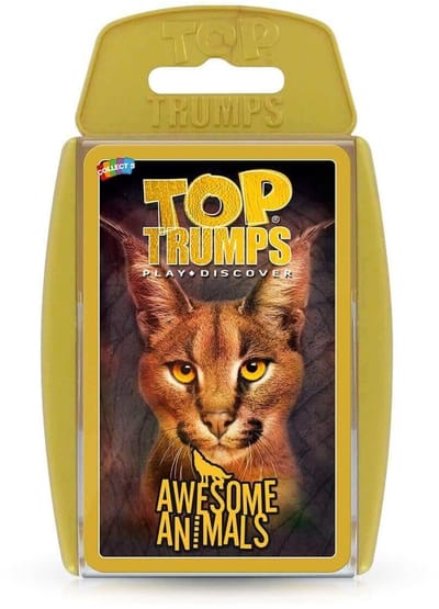 Winning Moves Awesome Dieren Top Trumps Card Game (English)