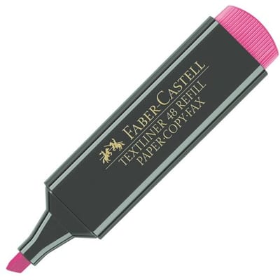 Faber-Castell tekstmarker 48 - fluoriserend roze - markeerstift - FC-154828