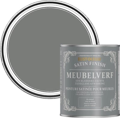 Rust-Oleum Grey Meubelverf Zijdeglans - Schaduwgrijs 750ml