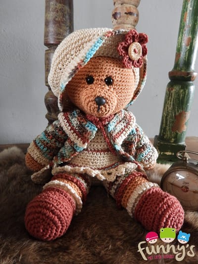Haakpakket Funny bear Cathy