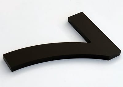 Promessa-Design - Huisnummer 7 Zwart Mat Acrylaat Groot - Hoogte 15 cm - Dikte 10 mm - onderhoudsvrij - Type Acrylaat/15/MatZwart/Arial.