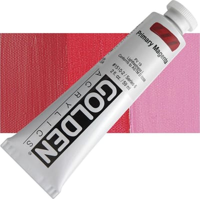 Golden Heavy Body Acrylverf serie 6 | Primary Magenta (1510-2) 59 ml