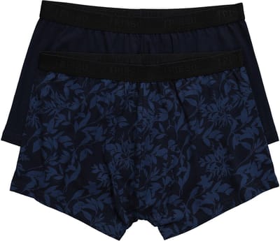 JP 1880 - Heren - Hip-pants FLEXNAMIC® set van 2 onderbroek - Navy blauw - Maat L
