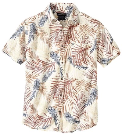 ATLAS FOR MEN - Overhemd met palmenprint - Heren - Verkrijgbaar in grote maten - M