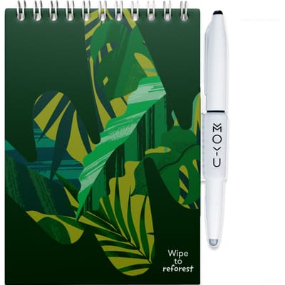 MOYU Uitwisbaar Schrijfblok A6 - Safari Nights - Hardcover - Multifunctionele pagina’s - Inclusief uitwisbare pen, penhouder en wisdoekje