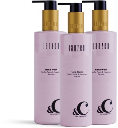 JANZEN Hand Wash &C Vanilla Peach & Happiness 3-pack