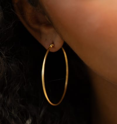 Big hoops Oorringen I 6 cm