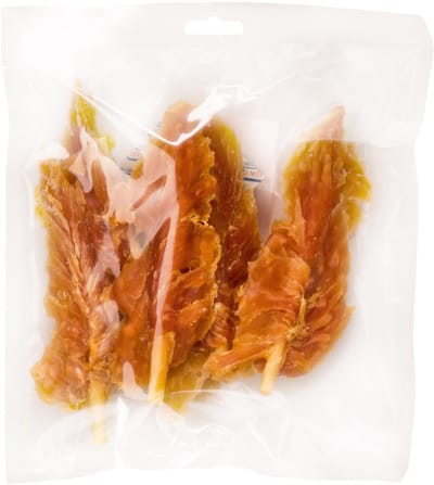 Landman Kauwstaaf Kipvlag (9st) - ±12cm - Hondensnacks - Hondensnoepjes - Kauwsnacks - Kauwstaaf Hond