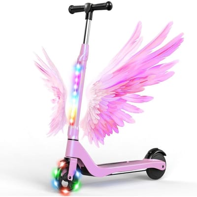 KAD® Elektrische Step Voor Volwassenen - Elektrische Step Voor Kinderen - Elektrische Step - Roze - 77cm x 33cm x 15cm