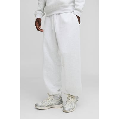 Essential Oversized Jogger | Grey Marl | Size XS