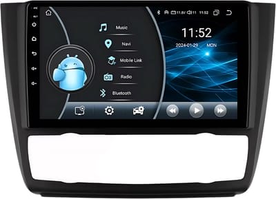 Autoradio met bluetooth - Carplay - Voor BMW 1-Serie (E87, E81, E82, E88) (2004-2011) - Geschikt voor Apple en Android - Stereo - Navigatie - Navigatiesysteem auto - 2GB 32GB