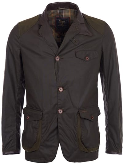 Barbour Beacon sports waxed cotton jacket MWX0007 OL71 OLIVE XS