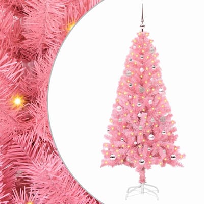 vidaXL - Kerstboom - Roze - 150 - cm - PVC