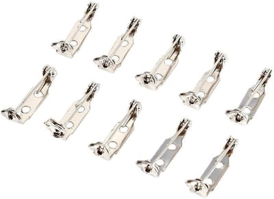 50 Stuks Veilige Broche Spelden voor Naamlabels, Bruiloft Badges en Sieraden Maken (20mm)