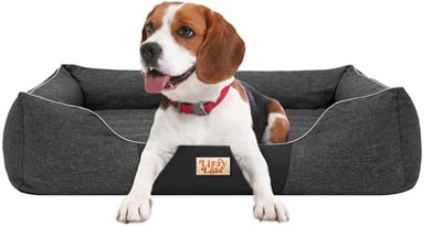 Lizzy & Lola – Hondenbed - Hondenmand - Buddy XXL – Graphite - 110 x 90 cm