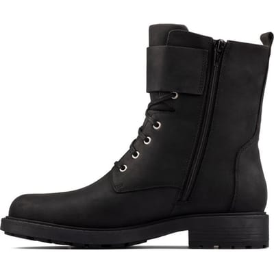 Clarks Orinoco2 Lace - Maat 36 - Dames Laarzen - Black Leather