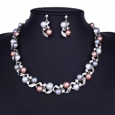 Livano Ketting - Dames - Staal - Nep zilver - Met Hanger - 3 Stuks - Zilver