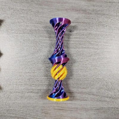 3D Geprinte Onmogelijke Piramide Doorgang Fidget Speeltjes Diversificatie Kinderen Decompressie Bureau Ornament Dubbellaagse Spiraalvormige Boom