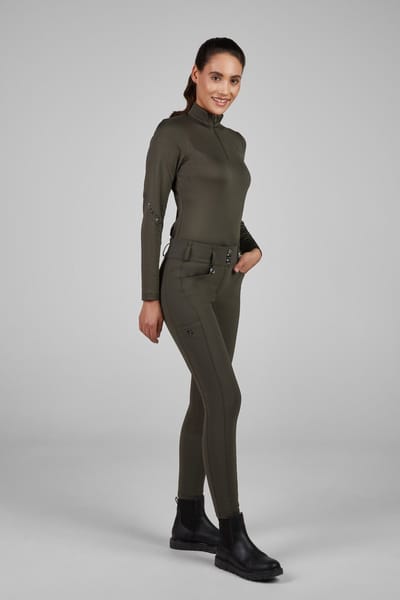 Pikeur Rijbroek New Candela Highwaist Deep Khaki - 42