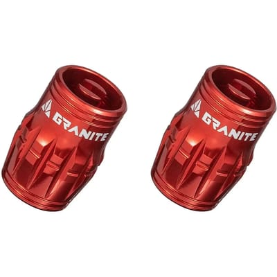 Ventieldopjes Granite Design CNC Schrader/Demonte Obus Juicy Nipples (x2)