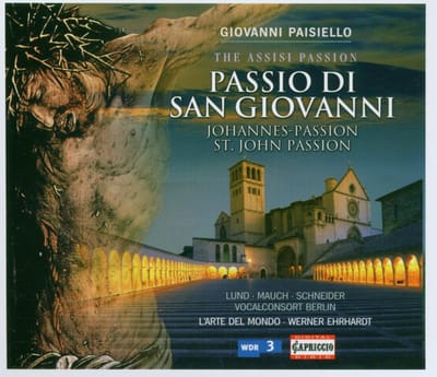 Vocalconsort Berlin, L'Arte Del Mondo, Werner Ehrhardt - Paisiello: Passio Di San Giovanni (CD)