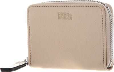 FREDsBRUDER Leren Portemonnee FB Coin Nugget II Marble Beige