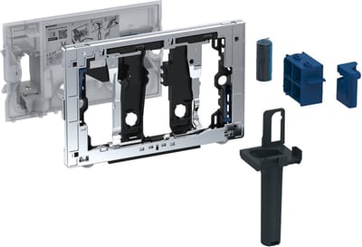 Geberit Sigma duofresh toiletstickhouder - 8cm antraciet - grijs