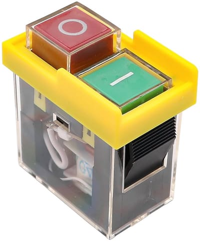 Golden crown - Waterdichte Elektromagnetische Schakelaar - Veiligheidsdrukknop - AC250V - Betrouwbare bediening - Veiligheidsschakelaar - Geschikt voor ...