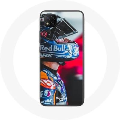 Coque maniacase pour Xiaomi Redmi 9C miguel oliveira moto gp fond sombre