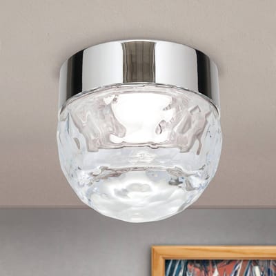 ORION LED plafondlamp Ball 1-lamp, nikkel, rond