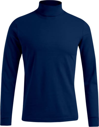 Promodoro Men´s Turtleneck-T Long Sleeve E3407 - Navy - S