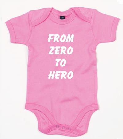 Rompertje From Zero To Hero-Bubble Gum Pink-12-18 Maanden