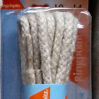 3 mm x 75cm Naturel - Rond Cord 100% katoen schoenveter