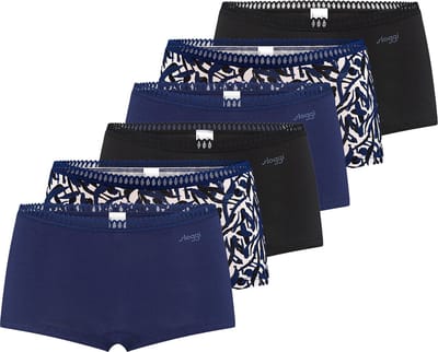 sloggi Dames shorts slip 6 pack GO Crush