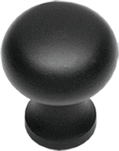 Intersteel Meubelknop Paddenstoel ø 30 mm smeedijzer zwart