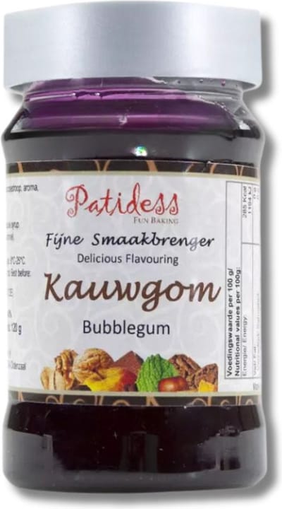 Patidess smaakstof kauwgom 120 gram