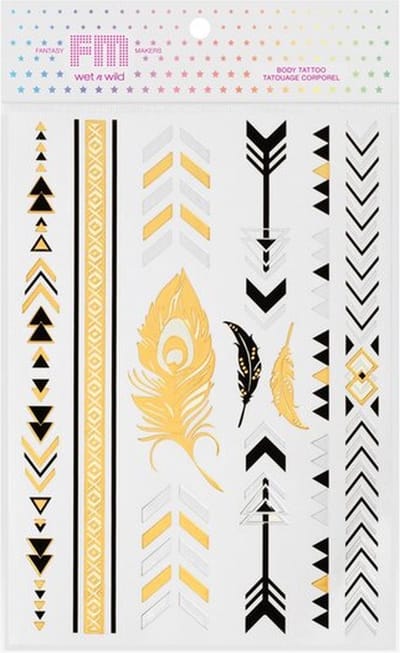 Wet 'n Wild Body Tattoo - 1230182 Flutter - Fantasy Makers - Tijdelijke tattoo - Nep Tatoeage - 12 g