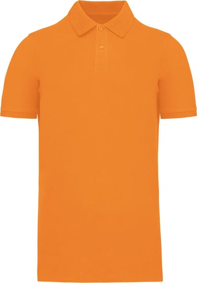 Kariban Piqué-herenpolo Bio180 K2025 - orange - XS