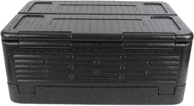 Opvouwbare Isolatiebox - Koelbox - Buitenactiviteiten - Hoge Dichtheid Isolatie - 60L Capaciteit - Zwart