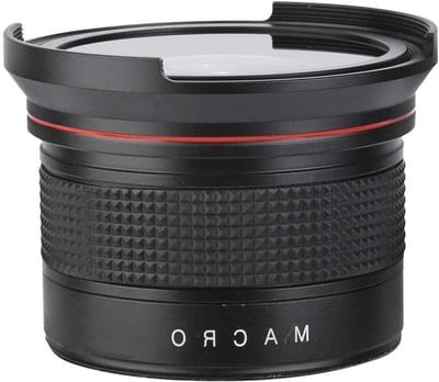 Super Wide Angle Fisheye Lens 58MM 0.35x met Draagtas voor SLR Camera's - Ideaal voor Landschapsfotografie en Creatieve Opnames