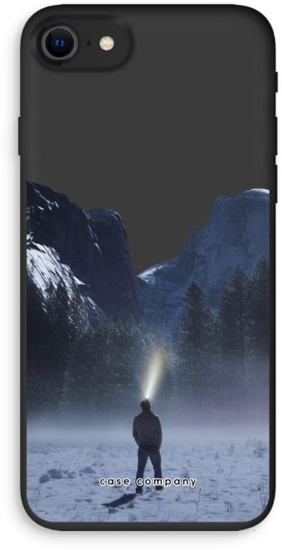 Case Company® - Hoesje geschikt voor iPhone SE 2020 hoesje - Wanderlust - Biologisch Afbreekbaar Telefoonhoesje - Bescherming alle Kanten en Schermrand