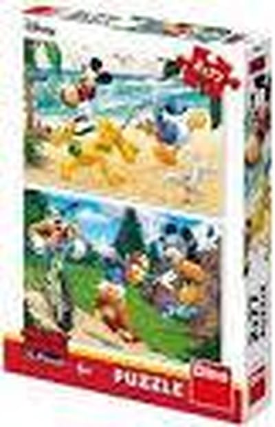 Dino 2 Puzzles - Mickey - 77 Teile.