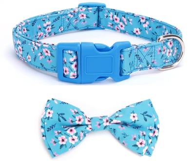 Dailygoods- Vlinderdas Halsband - Verstelbaar - Afneembaar - Geschikt voor Honden - Kraagmaat S/M/L - Comfortabel en Zacht